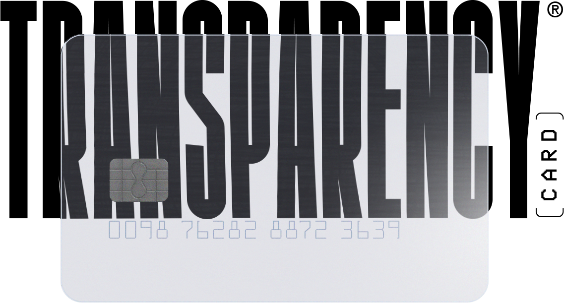 cartão da transparência